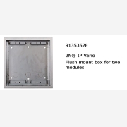 2N? flush fixed box for 2 modules
