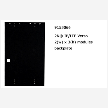 2N? IP Verso backplate for 2(w) x 3(h) modules