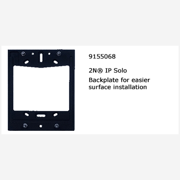2N? IP Solo surface installation backplate